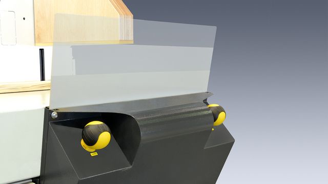 Pneumatisch absenkbares Schutzschild pneumatisches Schutzschild